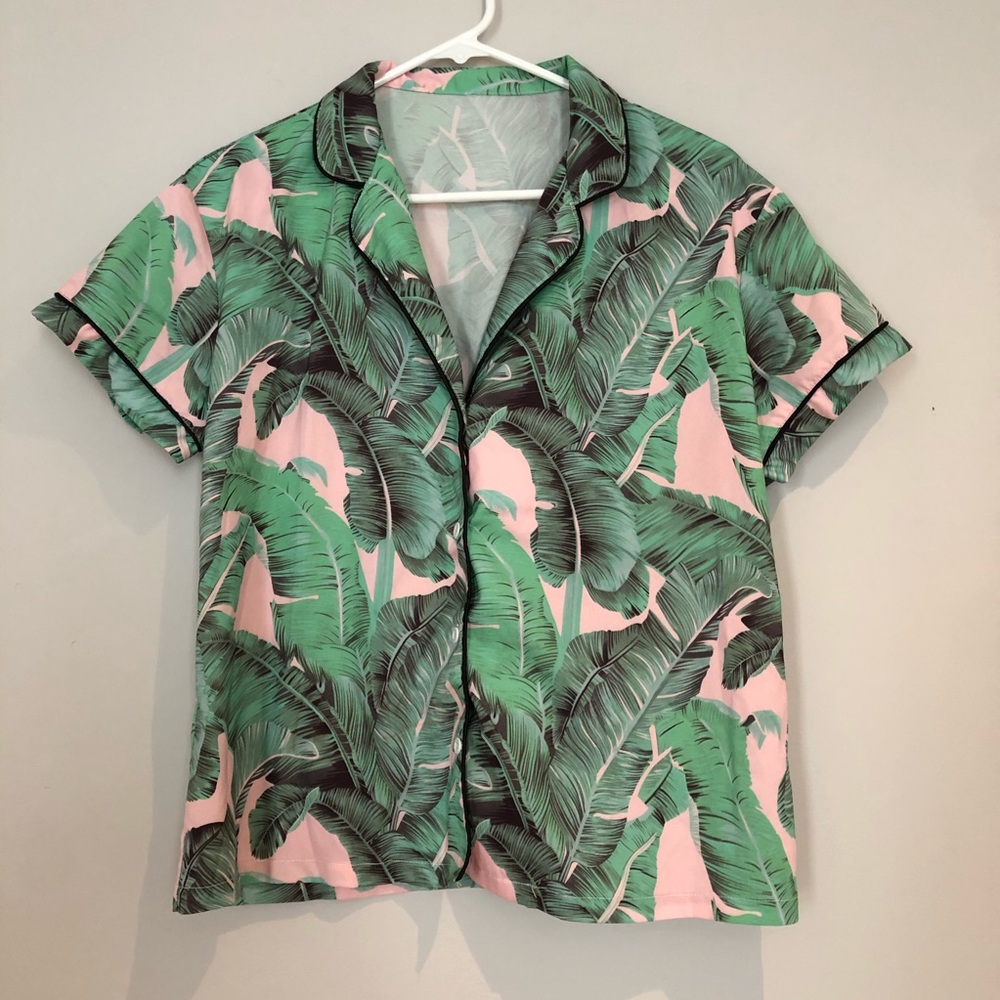 Palm Pajama Set